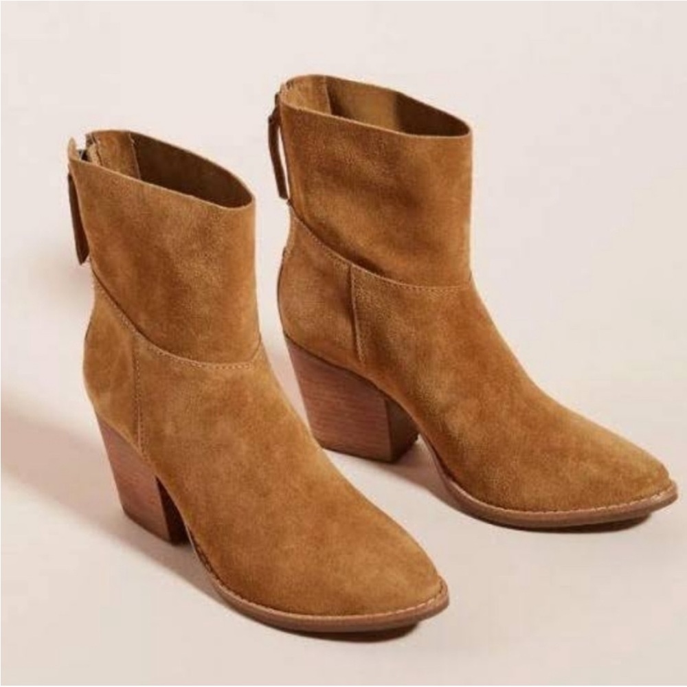 Matisse Tan Suede Ankle Boots